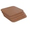 Flash Furniture 4PK Teak Poly Resin Seats for Stools & Chairs, 4PK 4-JJ-SEA-PL02-TEAK-GG - alternate 3